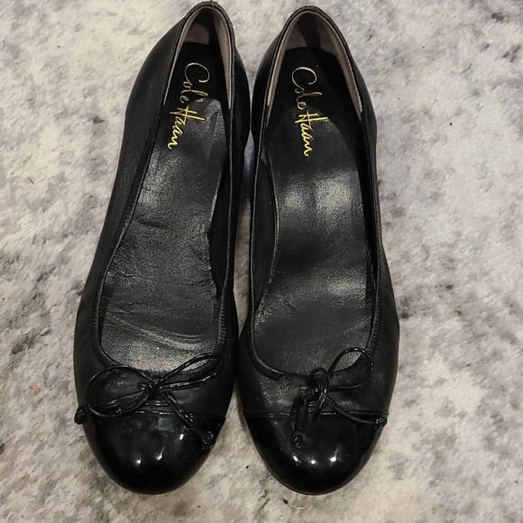 Cole Haan Nike Air black wedge heels - Picture 2 of 7